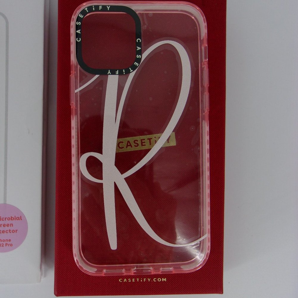 Casetify  Apple I-phone 12 Pro case+Screen protect